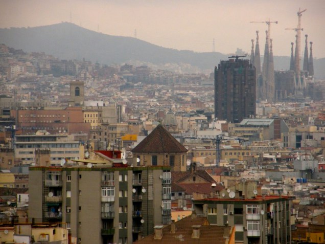 A paisagem de Barcelona, cidade revitalizada graças à Olimpíada de 1992 A paisagem de Barcelona, cidade revitalizada graças à Olimpíada de 1992
