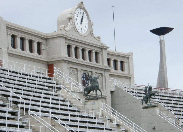O estádio olímpico de Montjuïc, em Barcelona O estádio olímpico de Montjuïc, em Barcelona