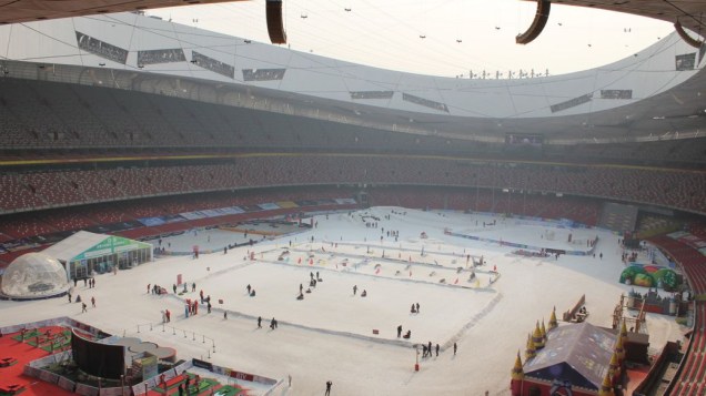 O Ninho do Pássaro, estádio olímpico de Pequim-2008, quatro anos depois dos Jogos