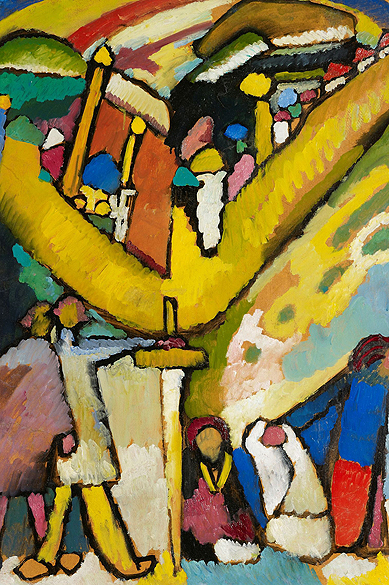 Quadro 'Estudo para improvisação 8', de Kandinsky
