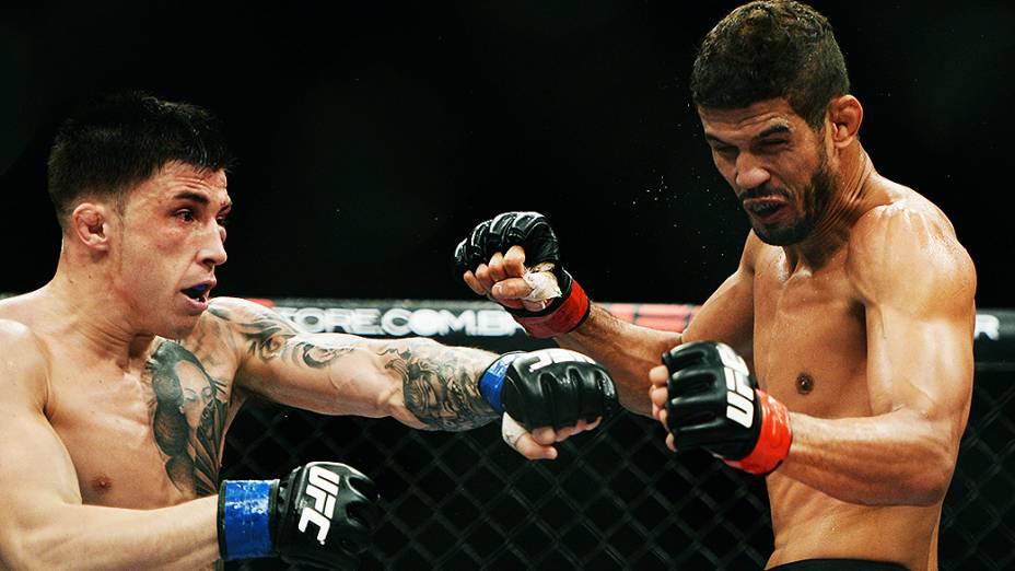Leonardo Santos e Norman-Parke se enfrentam no ginasio Nélio Dias em Natal (RN) pelo UFC 2014