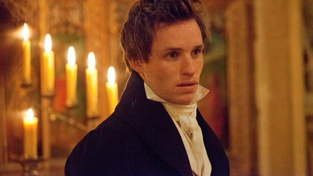 Eddie Redmayne em cena de <em>Os Miseráveis</em>