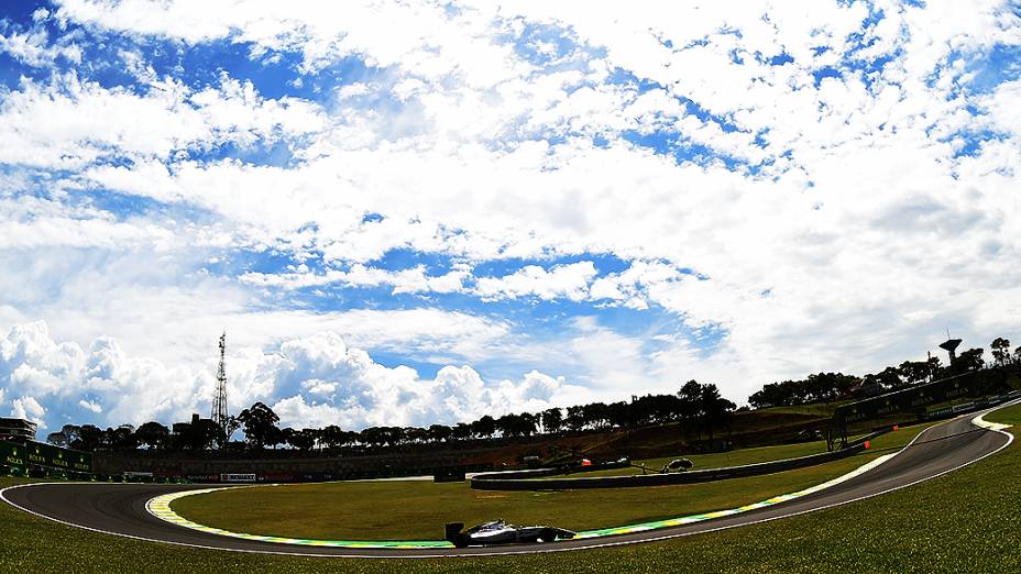 Movimentação no Grande Prêmio do Brasil no circuito de Interlagos, em São Paulo