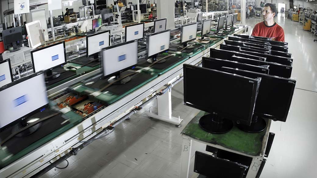 Fábrica de monitores da LG em Taubaté