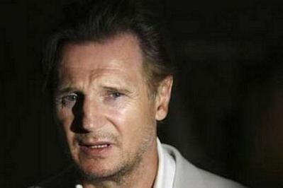 Liam Neeson fala a jornalistas na terça