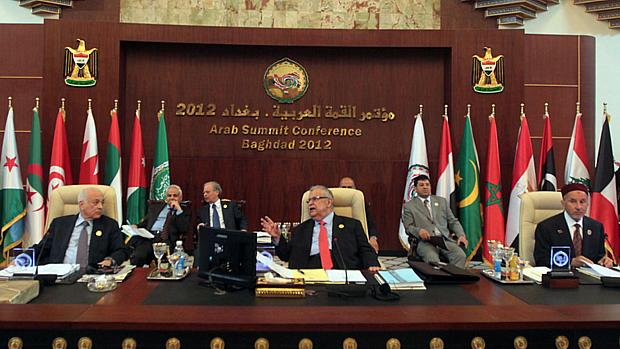 Cúpula da Liga Árabe em Bagdá, sem a presença de representanes da Síria