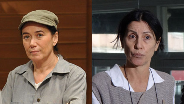 Lilia Cabral é Griselda em Fina Estampa e Cassia Kiss interpreta Dulce na novela Morde & Assopra