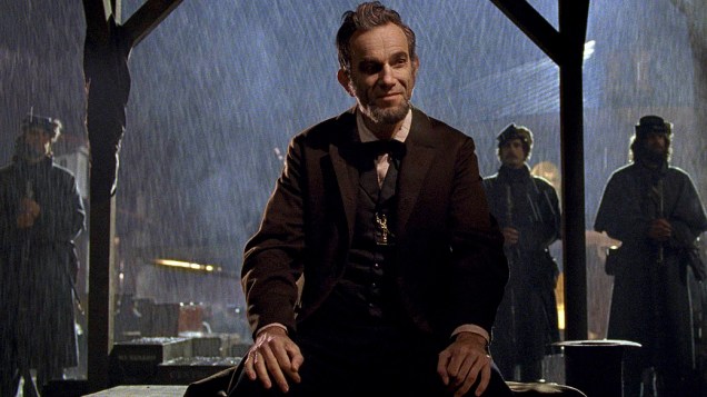 Daniel Day-Lewis interpreta Abraham Lincoln no filme Lincoln, do diretor Steven Spielberg