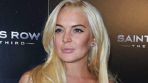 A atriz americana Lindsay Lohan