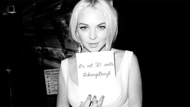A atriz Lindsay Lohan pode estar em maus lençóis