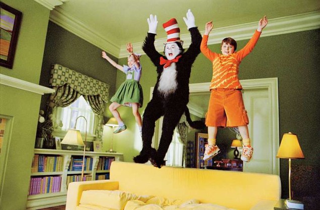 O filme O Gato, de 2003, foi baseado no conto americano The Cat in the Hat, de Dr. Seuss.