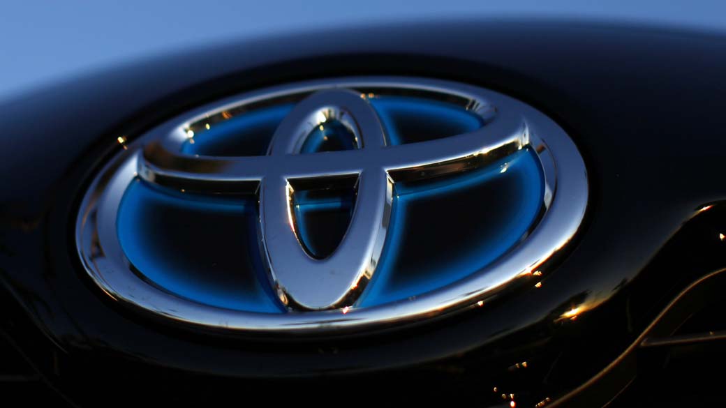 Logo da Toyota, na Califórnia