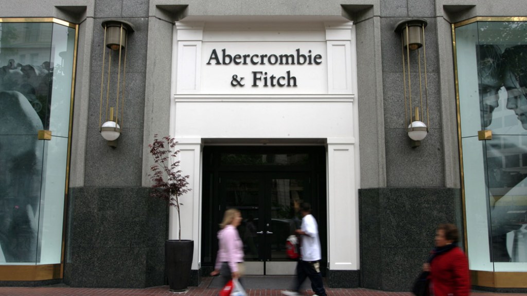 Fachada da loja Abercrombie & Fitch na California