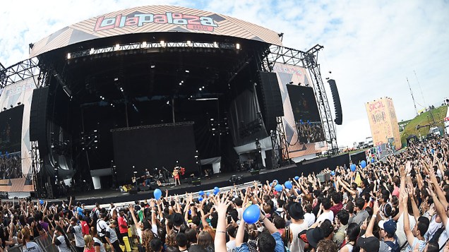 Apresentação da Banda do Mar, no Festival Lollapalooza 2015, no Autódromo de Interlagos, em São Paulo