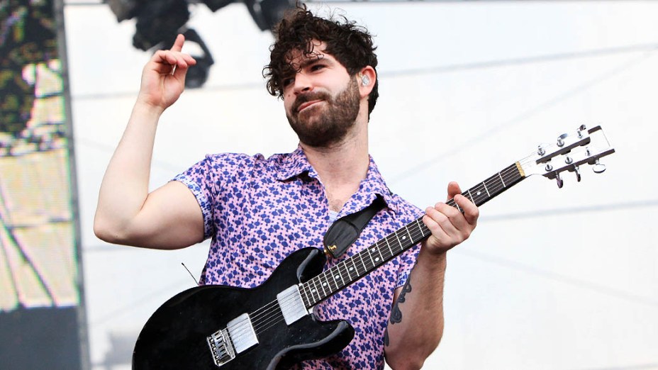 Apresentação da banda Foals no Lollapalooza, em São Paulo