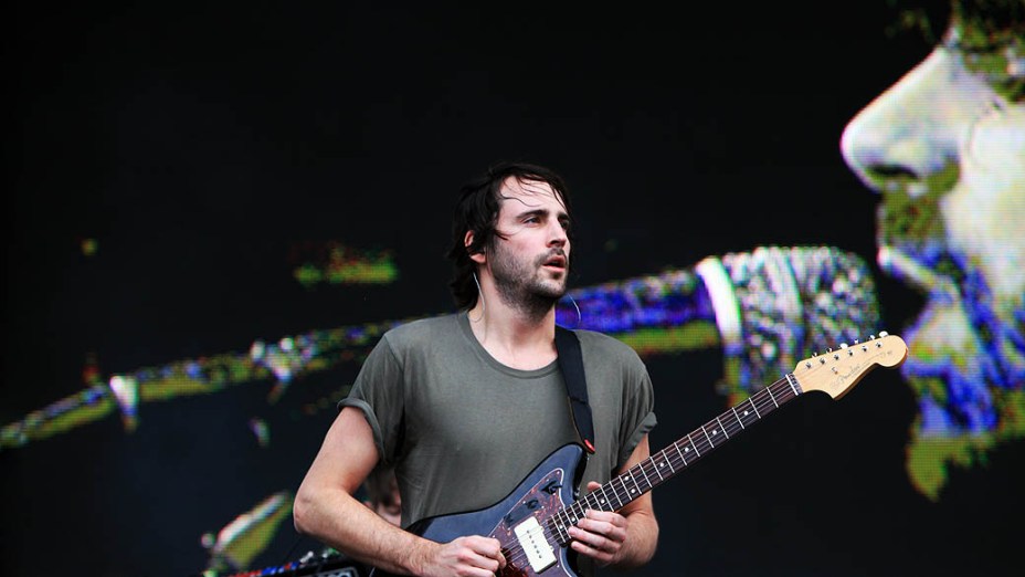 Apresentação da banda Foals no Lollapalooza, em São Paulo