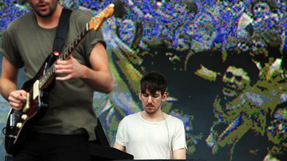 Apresentação da banda Foals no Lollapalooza, em São Paulo