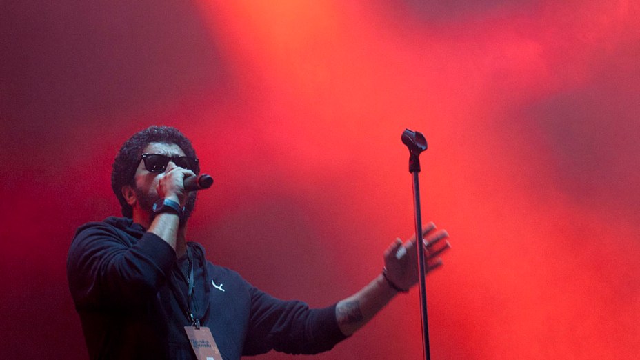 Show da banda Nação Zumbi no Festival Lollapalooza 2014 no Autódromo de Interlagos, em São Paulo