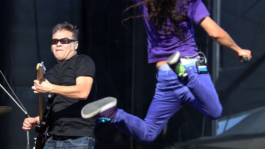 Apresentação do Café Tacvba no festival Lollapalooza 2014, em São Paulo