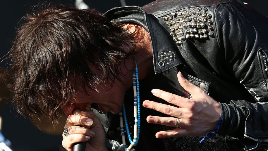 Apresentação de Julian Casablancas no festival Lollapalooza 2014, em São Paulo