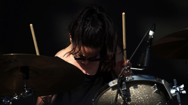 Apresentação da banda Savages no Lollapalooza 2014, em São Paulo Apresentação da banda Savages no Lollapalooza 2014, em São Paulo