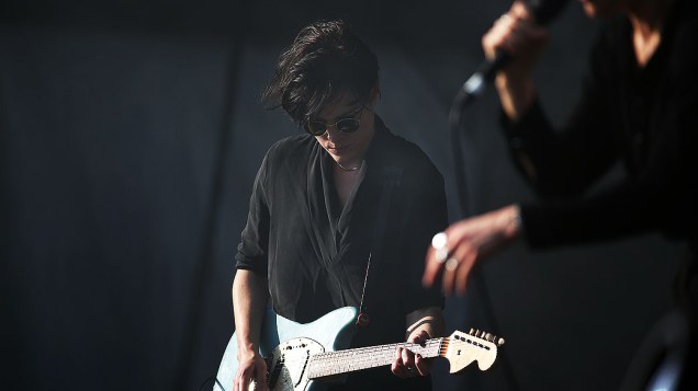 Apresentação da banda Savages no Lollapalooza 2014, em São Paulo Apresentação da banda Savages no Lollapalooza 2014, em São Paulo
