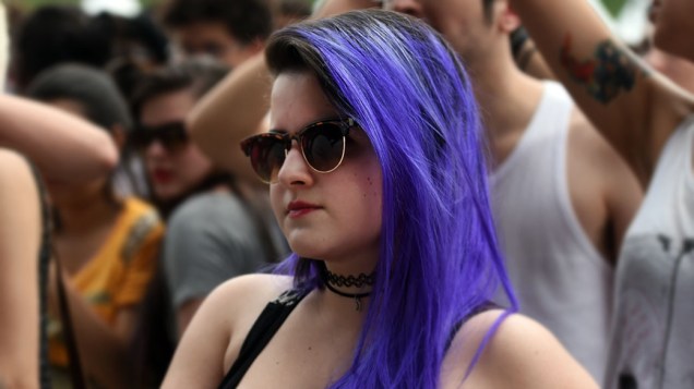 Público no primeiro dia do Lollapalooza 2015, em São Paulo