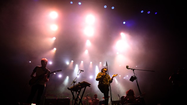 Apresentação da banda Three Days Grace, no segundo dia do Festival Lollapalooza 2015, no Autódromo de Interlagos, em São Paulo​