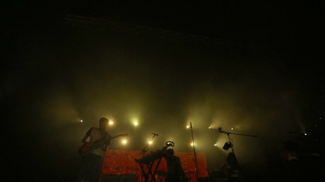 Apresentação da banda Three Days Grace, no segundo dia do Festival Lollapalooza 2015, no Autódromo de Interlagos, em São Paulo​