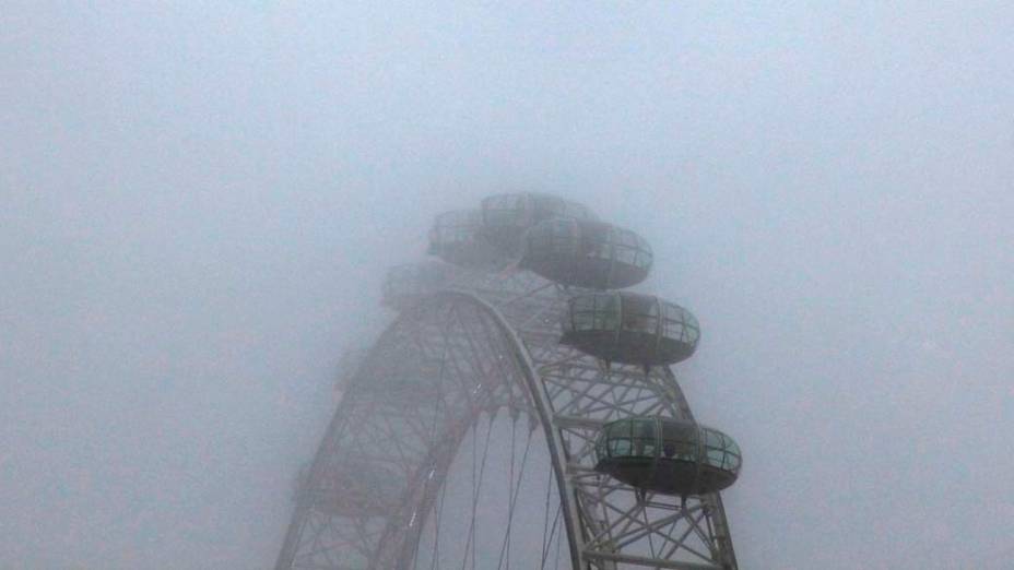 A roda gigante London Eye, em Londres