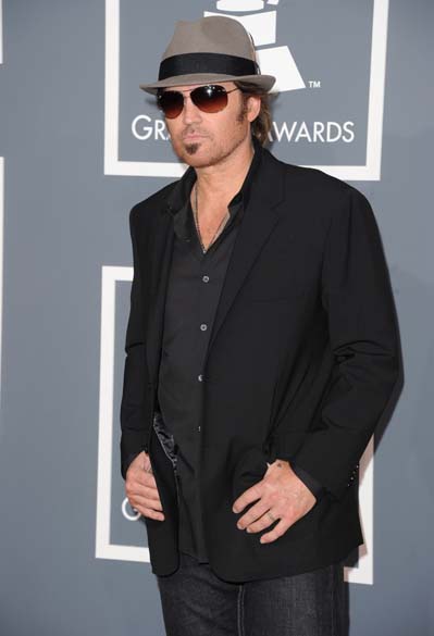 O cantor Billy Ray Cyrus na 54ª edição do Grammy Awards em Los Angeles, na Califórnia<br>   