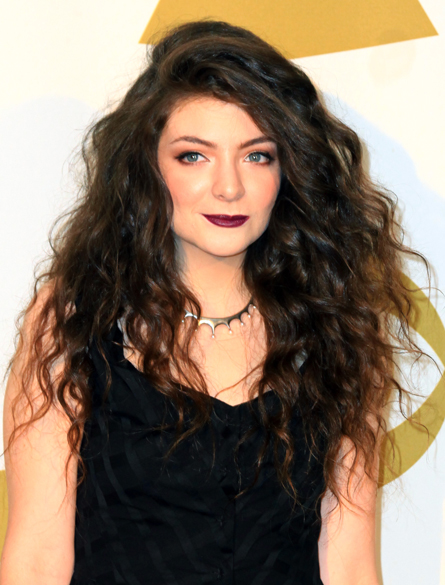 A cantora Lorde no Grammy, em Los Angeles