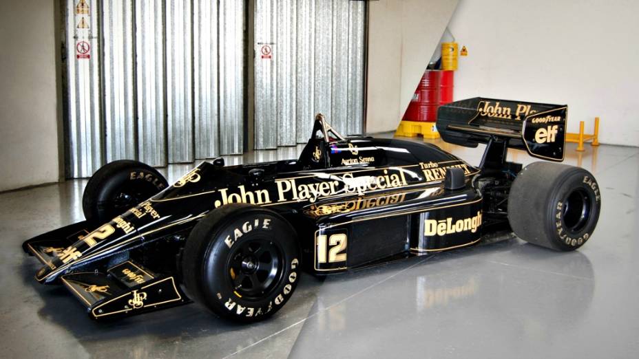 A Lotus 98T 1986 pilotada por Ayrton Senna