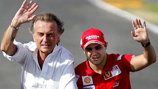 Luca di Montezemolo e Felipe Massa mantiveram boa relação no tempo em que o brasileiro esteve na escuderia