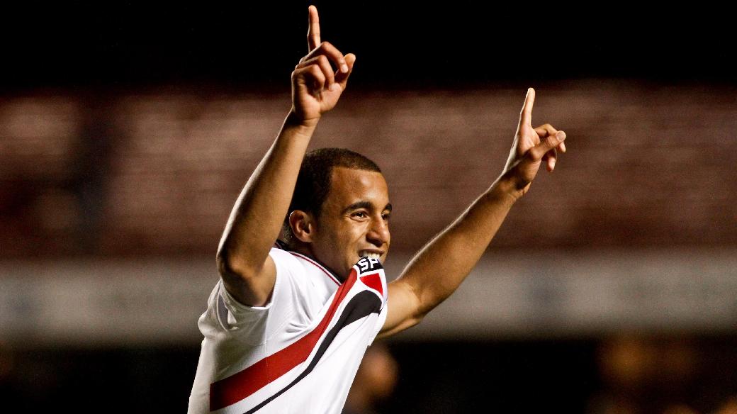 Lucas marcou um dos gols da vitória do São Paulo sobre o Botafogo