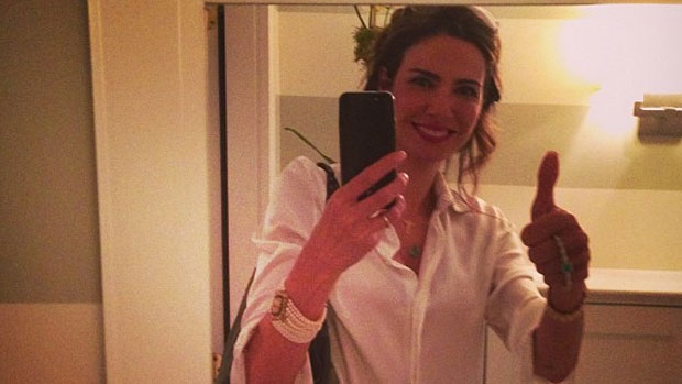 Luciana Gimenez posta foto antes de entrar ao vivo no talk show <em>The View</em>