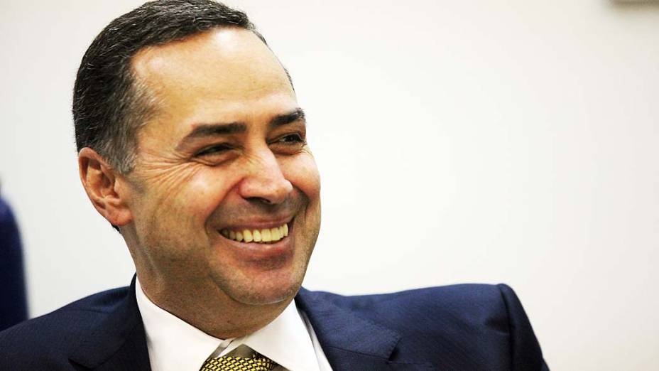 Indicado para o STF, Luis Roberto Barroso, durante encontro com senadores petistas