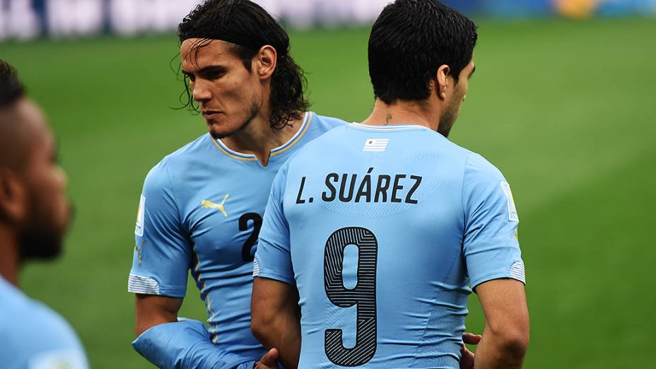 O uruguaio Luis Suárez durante o jogo contra a Inglaterra no Itaquerão, em São Paulo