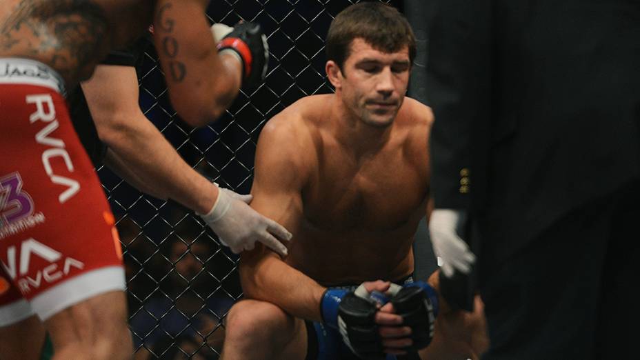 O americanoO americano Luke Rockhold no UFC Jaraguá do Sul, norte de Santa Catarina