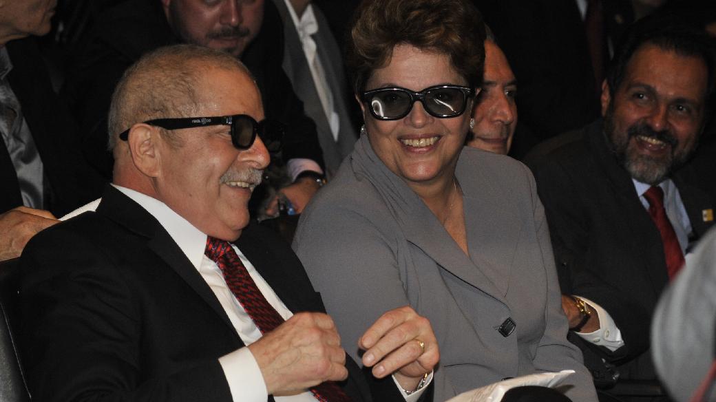 Lula e Dilma na exibição do filme 'Pela Primeira Vez', no Museu da República