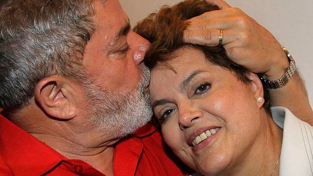 Lula e Dilma eleita
