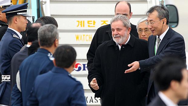 Lula chega a Seul (G20)