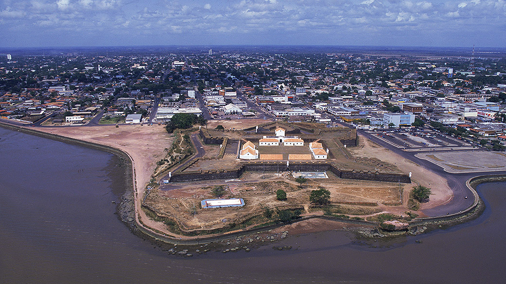 Vista do Forte da cidade de Macapá (AP)