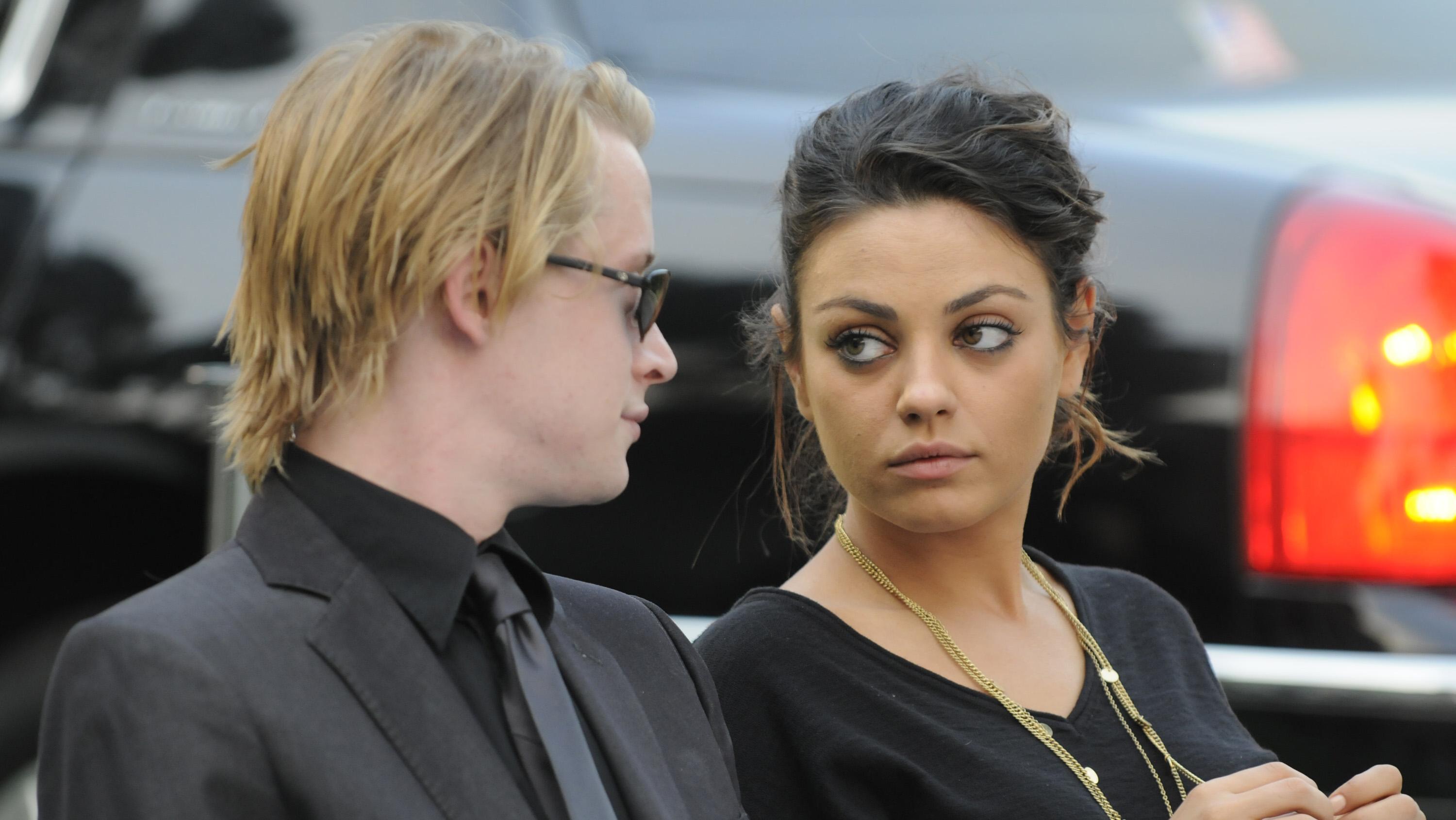 Macaulay Culkin e Mila Kunis