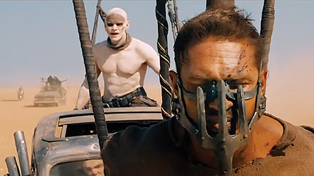 O ator Tom Hardy na pele de Max, papel que já foi de Mel Gibson na franquia 'Mad Max'
