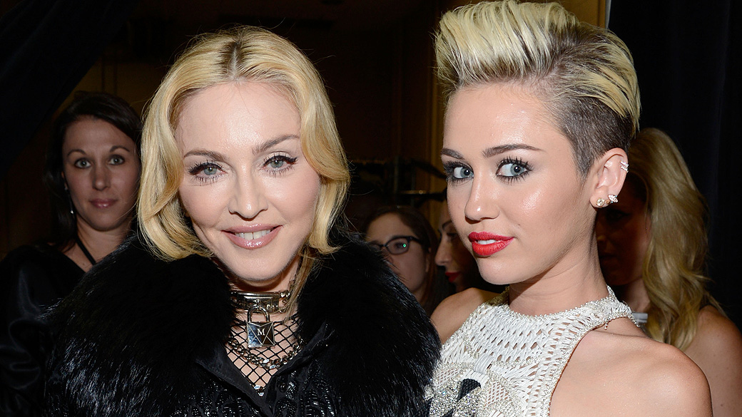 Madonna e Miley Cyrus