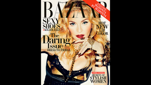 Madonna na revista americana ‘Harper’s Bazaar’