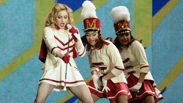 Madonna no show que encerrou a turnê MDNA pelo país, em Porto Alegre (09/12/2012)