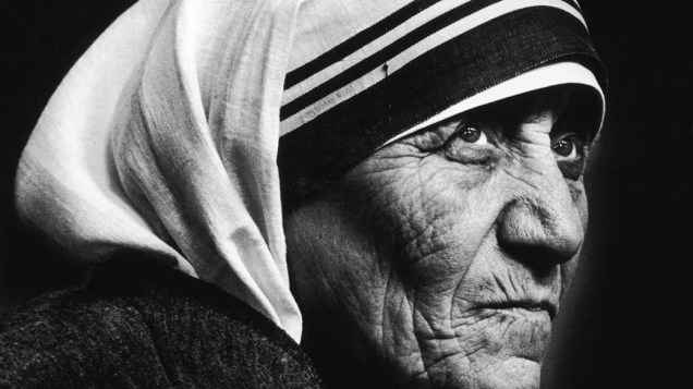Madre Teresa de Calcutá visita a igreja de St. James, em Piccadilly, Londres, no dia 08 de Julho de 1981