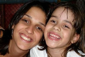 Isabella e sua mãe Ana Carolina
